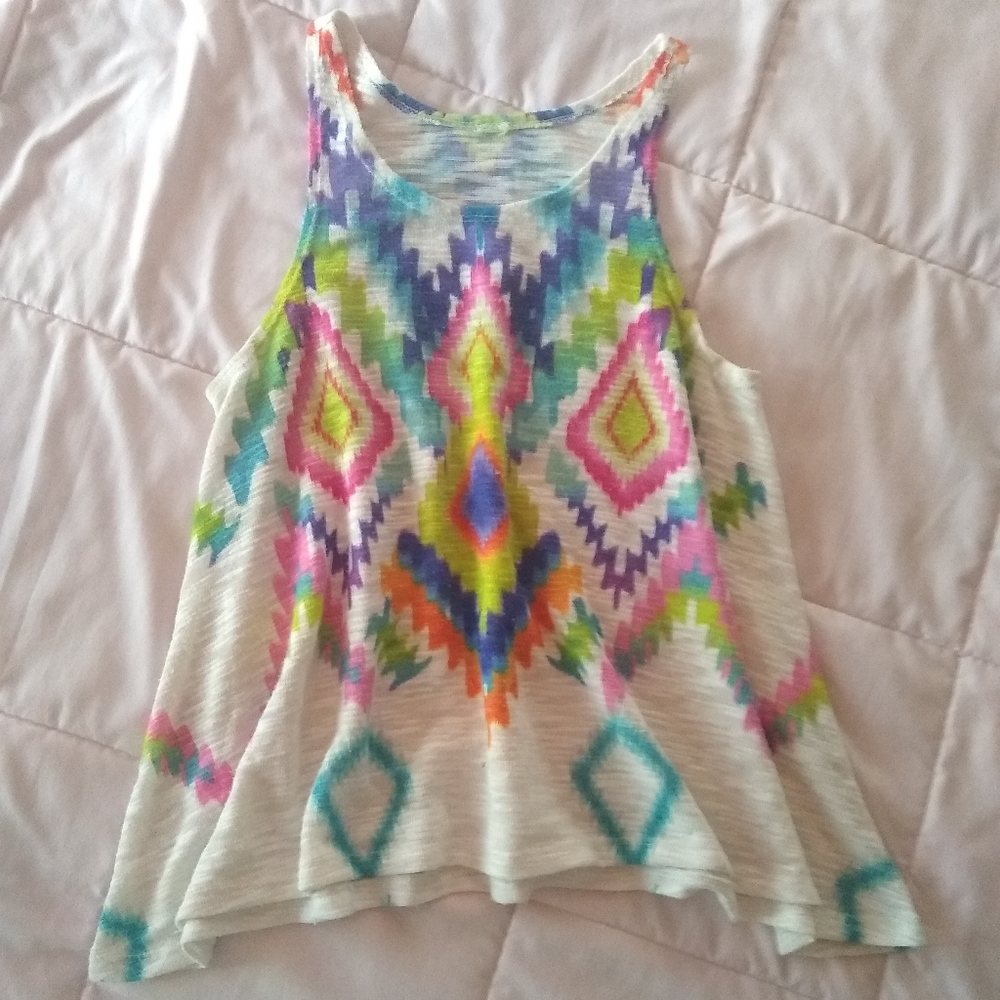 Bright Geometric Tank Top